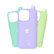 HumoCase Disposable Vape Phone Case – up to 30,000 puffs, 20 mL prefilled, 700 mAh USB-C rechargeable battery; sleek dual-purpose iPhone case and disposable vape device.